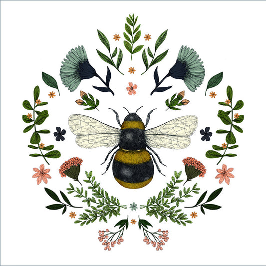 Designer Napkin-Secret Bee