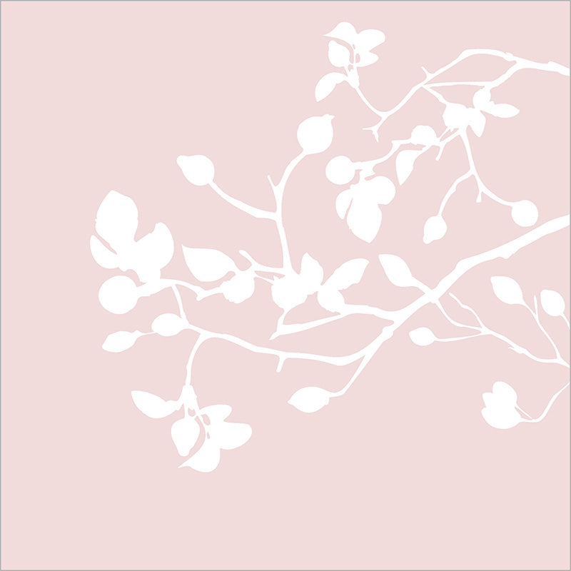 Designer Napkin-Pure Branch Rose