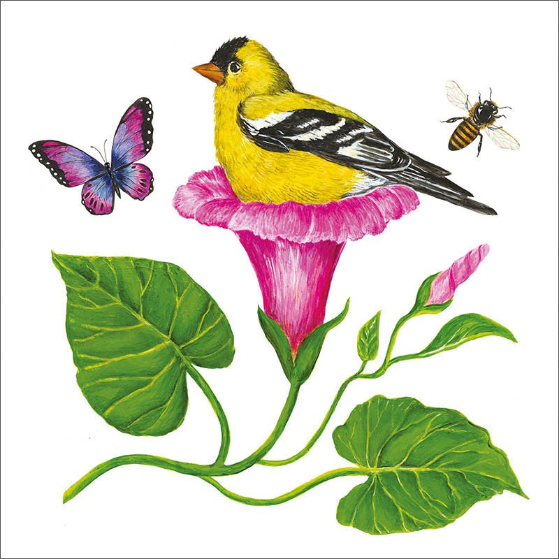 Designer Napkin-Morning Glory Nest