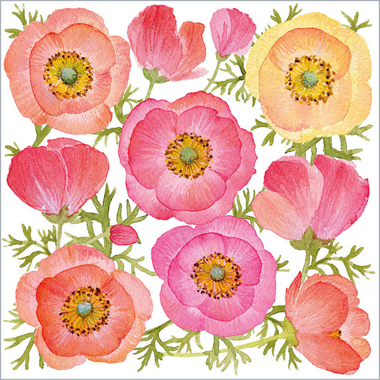 Designer Napkin-Poppy paradise