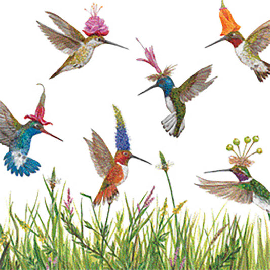 Designer Napkin-Meadow buzz-Large