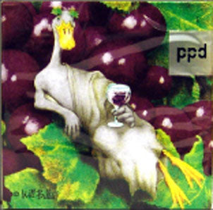 Designer Napkin-Grapes Duck