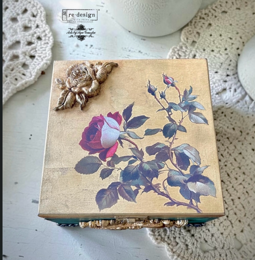 Redesign Decor Transfer Midnight Rose NEW