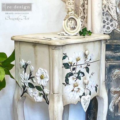 NEW:Re Design Decor mould - MAGNOLIA BLOOMS