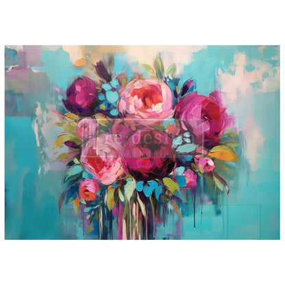 ReDesign Decoupage Fiber Tissue  Burst of Color A1
