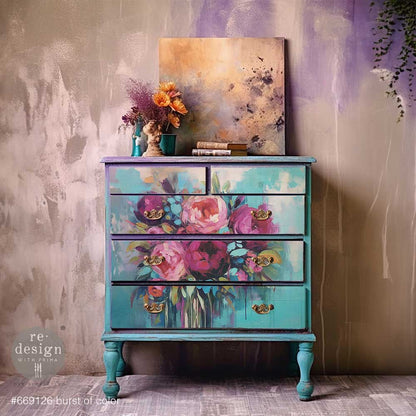 ReDesign Decoupage Fiber Tissue  Burst of Color A1
