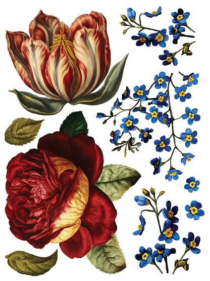 IOD Furniture Transfer-Collage de Fleurs