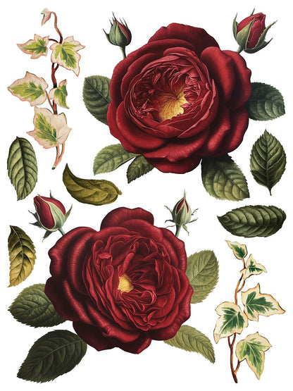 IOD Furniture Transfer-Collage de Fleurs