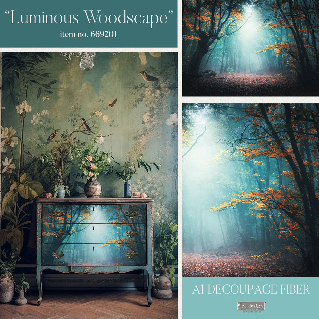 ReDesign Decoupage Luminous Woodscape A1