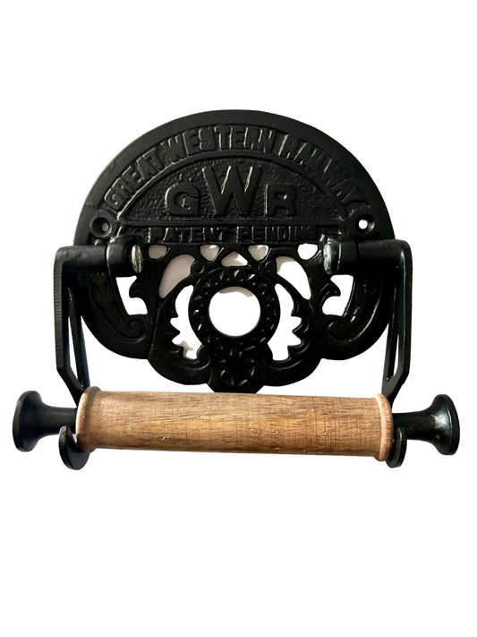 Black GWR (Great Western Railway) Toilet Roll Holder LAST ONE.