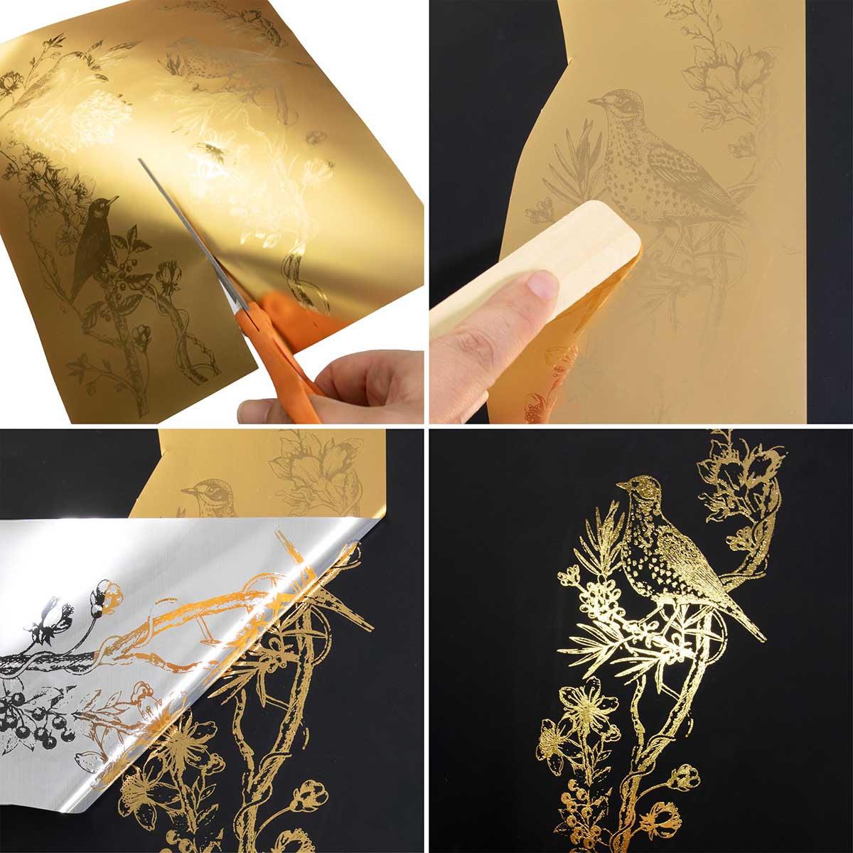 Redesign Kacha foil Transfer-Golden Serenade- Middy