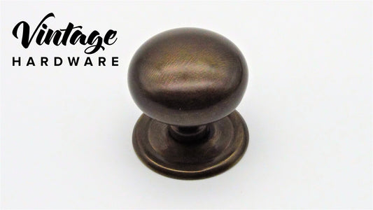 Knob-Antique Brass Knob