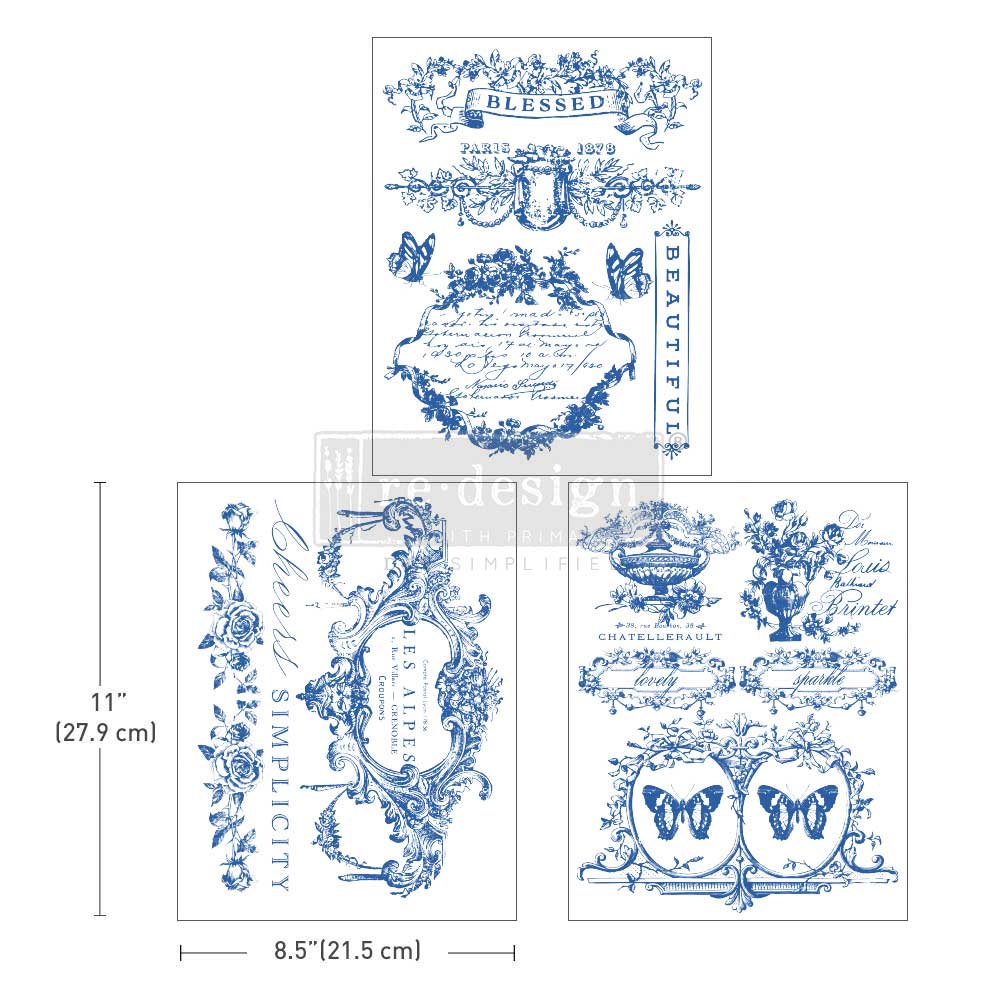 Redesign Decor transfer-Lovely Labels-NEW MIDDY SIZE