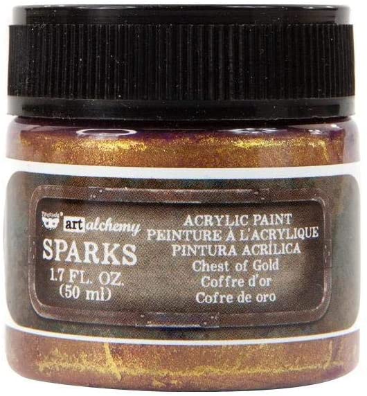 Art Alchemy Sparkle Paint- Chest of Gold.