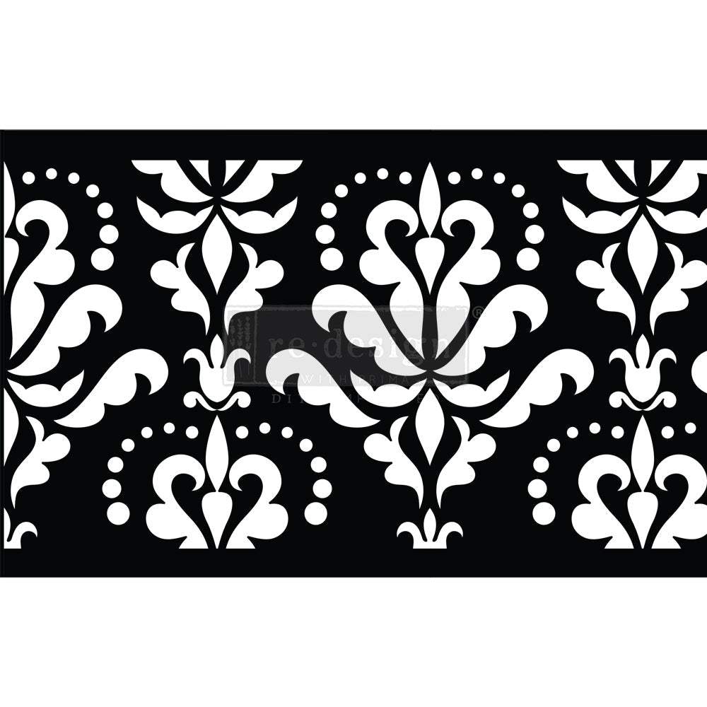 Redesign Stick and Style Stencil -CECE Damask Flourish