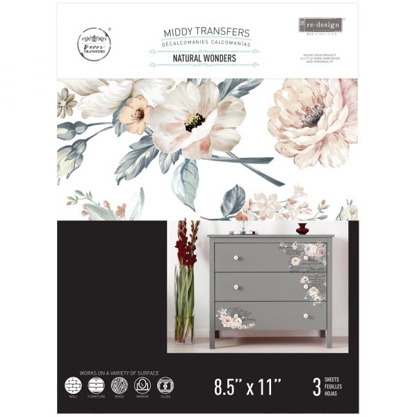 Redesign Decor transfer-Natural Wonders-NEW MIDDY SIZE