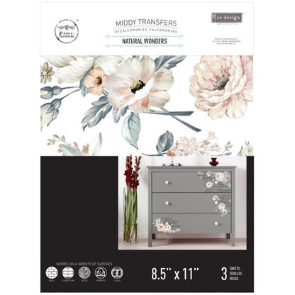 Redesign Decor transfer-Natural Wonders-NEW MIDDY SIZE