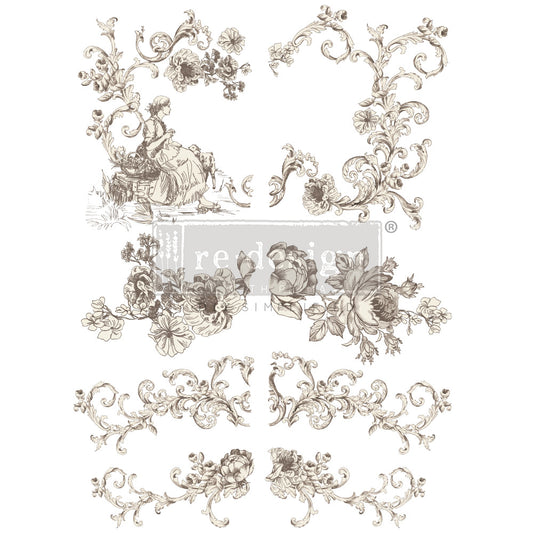 Redesign Decor Transfer-Alaina Toile  Large
