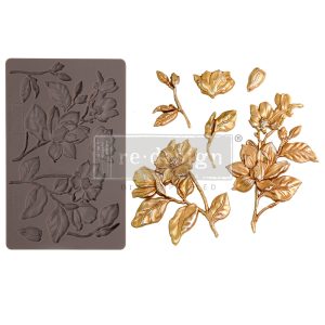 NEW:Re Design Decor mould - MAGNOLIA BLOOMS