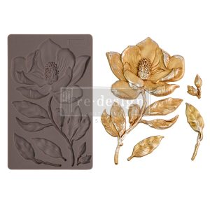 NEW:Re Design Decor mould - MAGNOLIA FLOWER