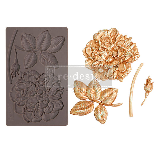 NEW:Re Design Decor mould - PEONY SUEDE