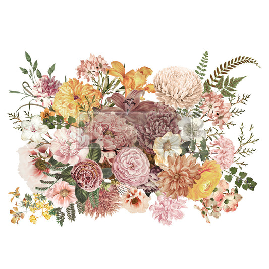 Redesign Decor Transfer-Woodland Floral-Large