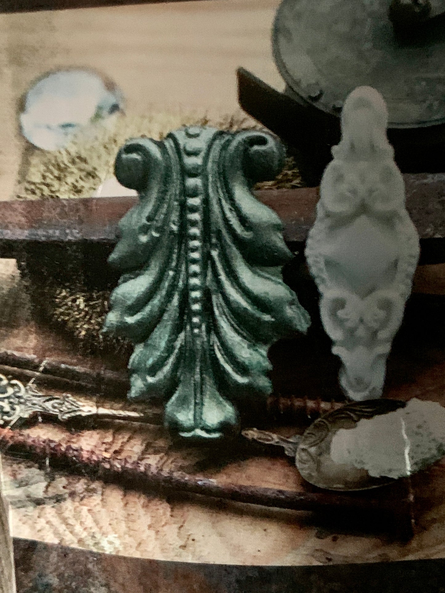 Art Alchemy Wax-Green Brocade