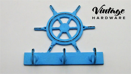Hook-Ships Wheel Key Hook.