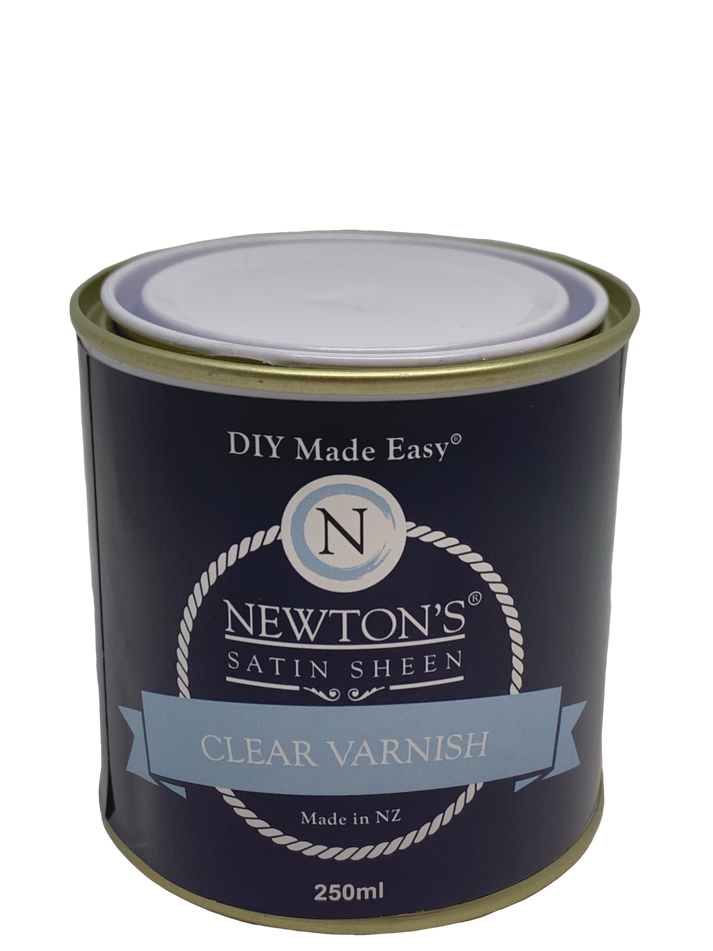Clear Varnish SealerSoft sheen. Newton's Paints & Crafts NZ.