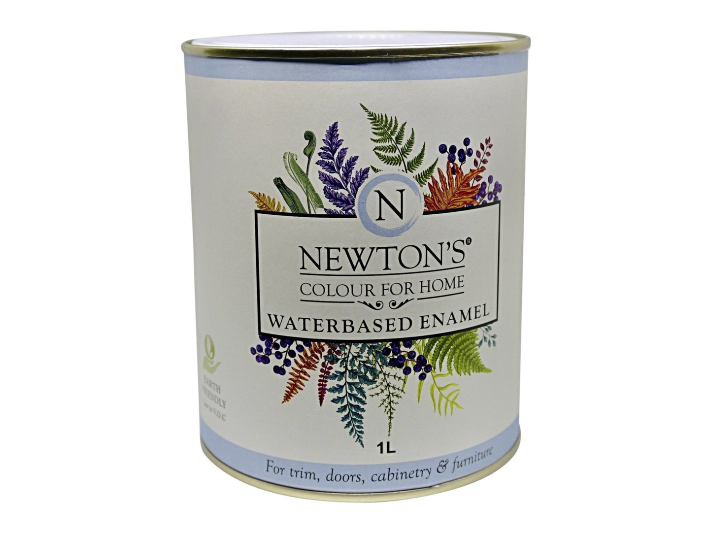 PURE WHITE tough Enamel Paint for Doors, Trim & Bathrooms- Earth Friendly Water based.
