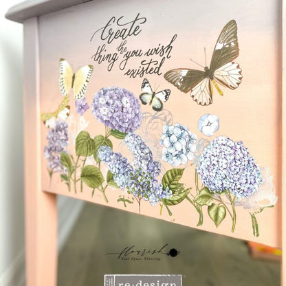 Redesign Decor transfer-Mystic Hydrangea Small 3 sheets
