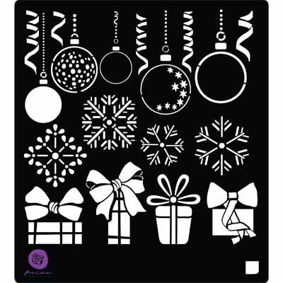 Stencil-Deck the halls