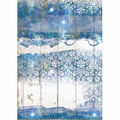 Rice paper-Romantic Sea Dream texture A4 1 left