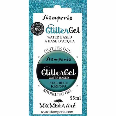 Stamperia Glamour Gel-STAR BLUE Last One!